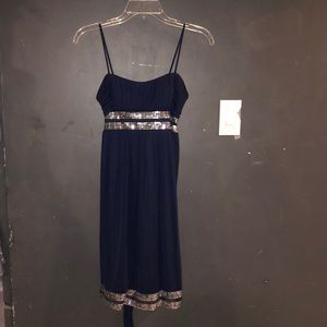 Navy blue formal dress
